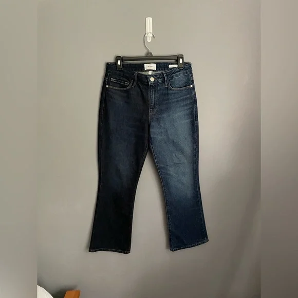 Frame Le Crop Mini Bootcut Jeans Womens Size 27 - Picture 1 of 4